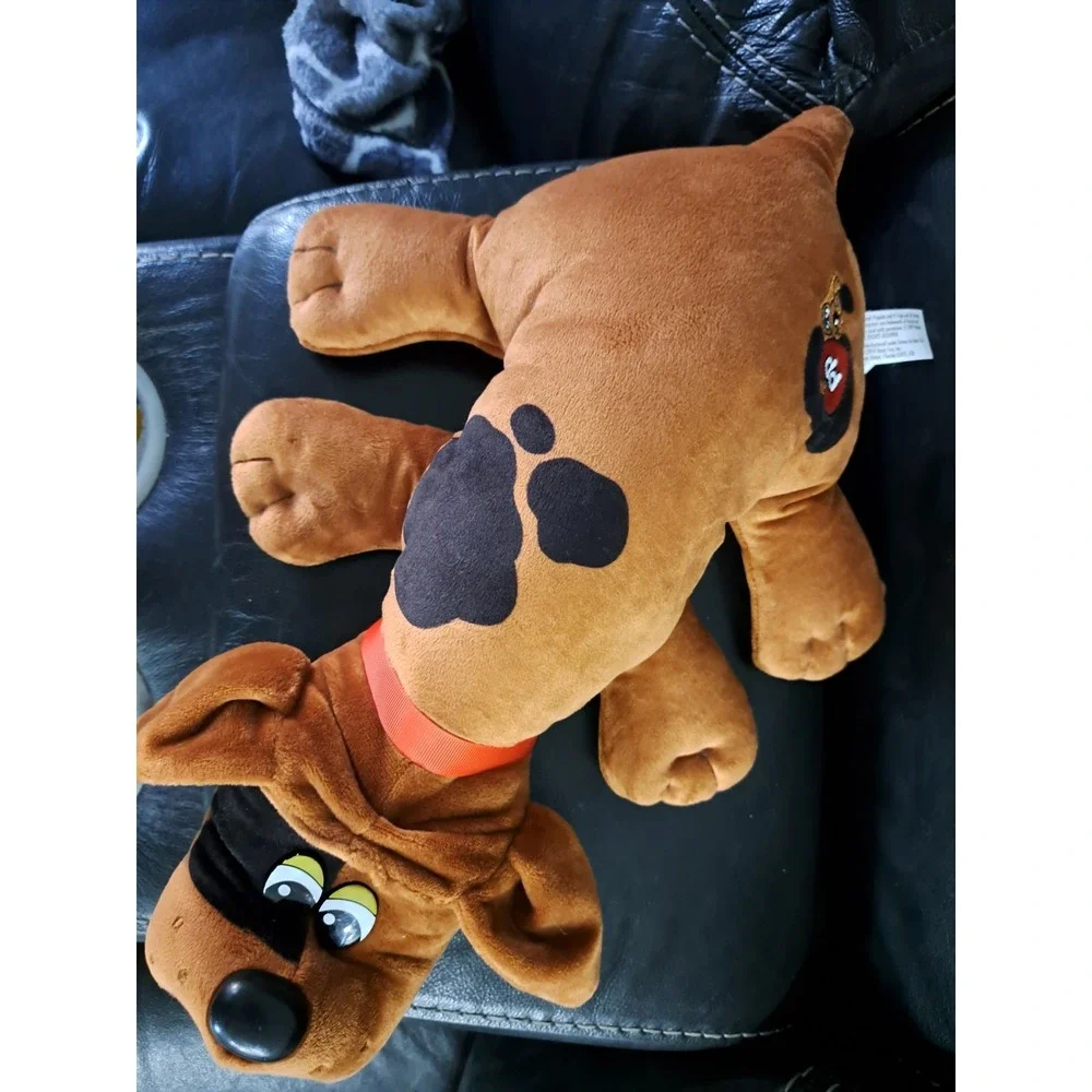 Large Pound Puppies Dog Plush Brown and Black 18 inch Stuffed Animal Toy‎